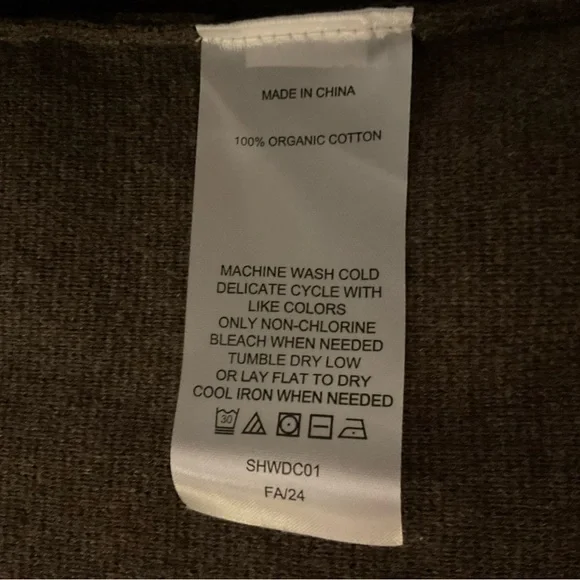 Quince Organic Cottin Knit Blazer Cardigan XS Brown Minimalist Capsule Wardrobe - Picture 5 of 16